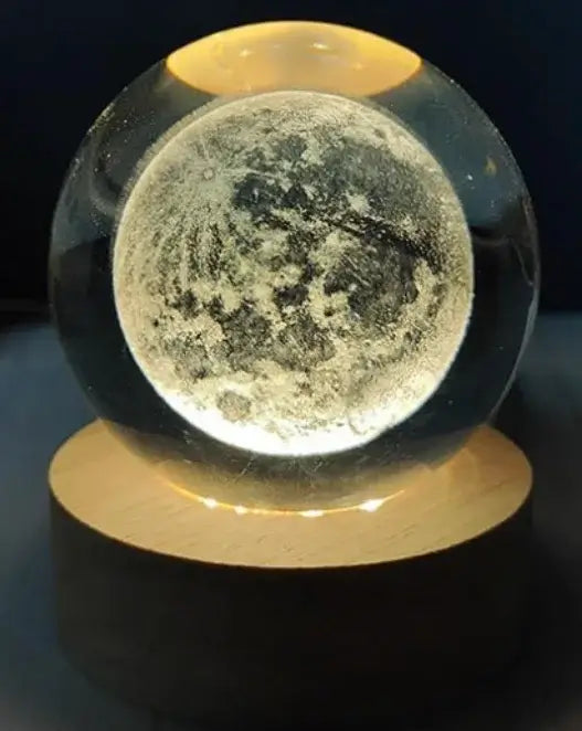 LAMPARA DE LUNA LLENA 3D